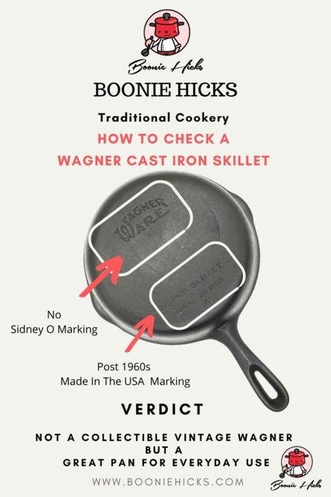 How To Check A Wagner Cast Iron Skillet Cast Iron Storage, Wagner Cast Iron, Iron Cleaning, Cast Iron Cleaning, Skillet Pan, Cast Iron Skillets, Best Pans, Lodge Cast Iron, Iron Storage