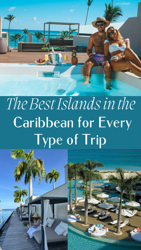 Discover the best Caribbean islands for every type of getaway! Explore pristine beaches, vibrant cultures, and breathtaking landscapes on islands perfectly suited to your dream vacation | Best Island in Caribbean | Caribbean Trip Affordable Carribean Vacations, Best Caribbean Islands To Visit, Best Caribbean Vacations, Best Caribbean Islands, Caribbean Islands Vacation, Beach Trip Outfits, Adventurous Travel, Caribbean Vacation, Caribbean Beach