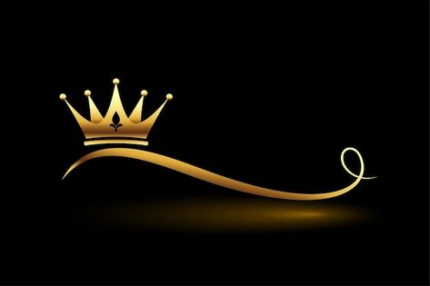 Free vector golden crown background to a... | Free Vector #Freepik #freevector #king #queen #crown #crown-queen Queen Logo Design, Crown For King, King Crown Drawing, Crown Background, Best Photography Logo, Crown Drawing, Crown Queen, Christmas Party Themes, Alphabet Images