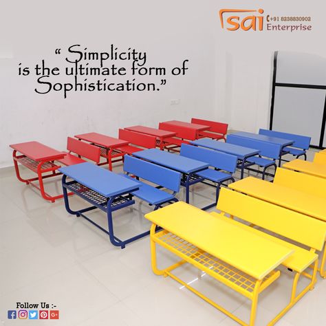 Sai Enterprise is manufacturing collaborative seating for your playschool classrooms with vibrant colors to make your classrooms look more attractive. Contact us for orders at +91 8238830902. For more details visit www.saienterprisesurat.com Also, visit our Instagram www.instagram.com/saienterprisebhatpore  #Furniture #SchoolFurniture #OfficeFurniture #Library  #Reasonablerate #Wholesaler #Surat #SaiEnterprise #Enterprise Look More Attractive, Kids Class, Class Room, School Furniture, Kids Furniture, Sun Lounger, Office Furniture, Room Design, Vibrant Colors