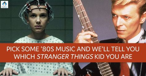 Tell Us Your Favorite 80’s Music And We’ll Reveal Which Kid You Are From Stranger Things! – MagiQuiz - Hilariously Illuminating Quizzes Stranger Things Quiz, Eggo Waffles, Quizzes Games, Jonathan Byers, The Best Songs, Should I Stay, 80's Music, Stranger Things Kids, The Stranger