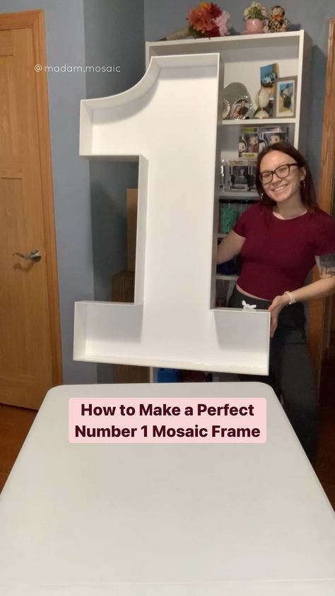 One Cardboard Number, 1 Sign Birthday Number, Number 1 Mosaic Balloons, 1 Cardboard Number, 1 Mosaic Balloon, 1 Diy Number, Number One Sign Birthday Diy, 1 Birthday Balloon Decoration, 1 Ballon Number