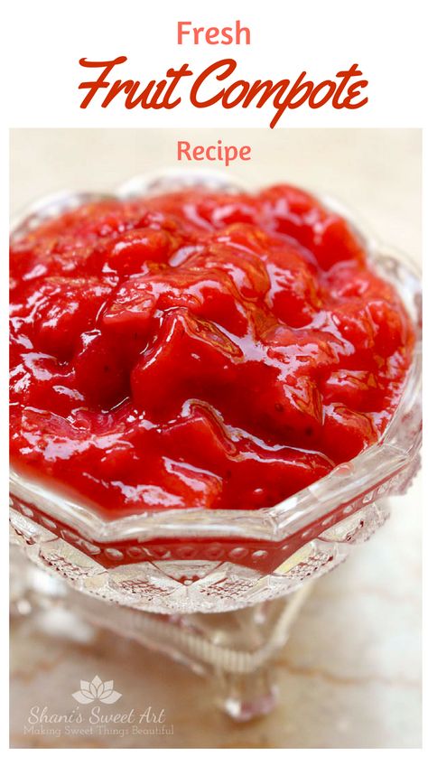 Mouthwatering fresh fruit compote recipe. Strawberry compote, Raspberry, Fresh fruit #fruitcompoterecipe #compoterecipe, #fruitfilling #cakefilling Best Cake Filling, Fruit Compote Recipe, Raspberry Cake Filling, Strawberry Cake Filling, Fresh Fruit Cake, Cake Filling Recipes, Compote Recipe, Cake Filling, Strawberry Compote