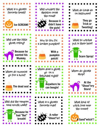 Printable Halloween Jokes Halloween Lunch Box Notes, Halloween Meme, Halloween Lunch Box, Halloween Lunch, Lunchbox Jokes, Halloween Jokes, Hallowen Costume, Funny Jokes For Kids, Lunch Box Notes