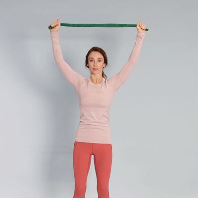 Shoulder Strengthening Exercises Resistance Bands, Shoulder Band Exercises, Shoulder Exercises With Bands, Resistance Band Shoulder Exercises, Exercises Using Resistance Bands, Delt Exercises, Hunched Shoulders, Rear Delt Exercises, Shoulder Rehab Exercises