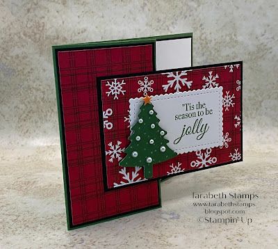 Stampin Up Cards Christmas Newest, Peaceful Prints Stampin Up Cards, Stampin Up Holly Jolly Wishes, Joy Fold Cards Ideas, Stampin Up Tidings Of Christmas Dsp, Peaceful Prints Dsp Stampin Up Cards, Joy Fold Card, Stamped Christmas Cards, Hand Crafted Cards