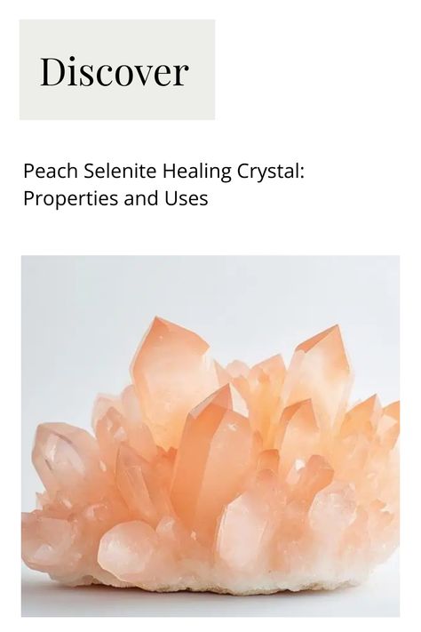 Transform your life with Peach Selenite’s powerful healing properties, but what makes this rare crystal so effective in balancing your energies? Peach Selenite, Selenite Jewelry, Higher State Of Consciousness, Vibrational Frequency, Crystal Properties, Orange Calcite, Rare Crystal, Energy Flow, Chakra Balancing