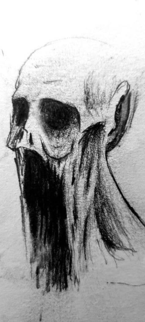 Creepy Sketches, Nghệ Thuật Kinh Dị, Creepy Faces, Horror Drawing, Scary Drawings, Creepy Drawings, Arte Grunge, Face Sketch, 다크 판타지