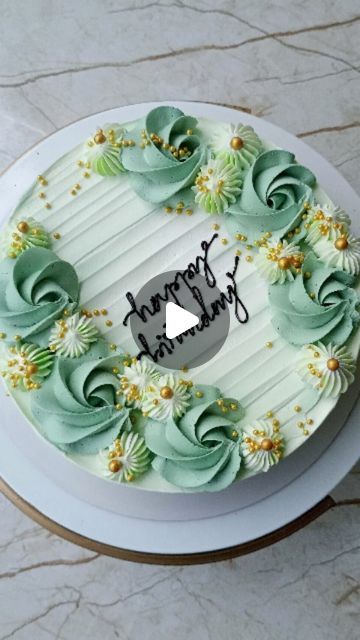 Minicoybakers on Instagram: "Elegant in simple design 🌸  #cakebaking #cake #baking #newdesign #reelitfeelit #cakedesign #explorepage #bakersofinstagram #exploreit #cakedecorating #reelsinstagram" Kulfi Cake Design, Cake Name Ideas, Simple Elegant Cake Designs, History Cake, Easy Cake Designs, Simple Elegant Cakes, Simple Anniversary Cakes, Cake Decorating Tutorials Videos, Elegant Cake Design