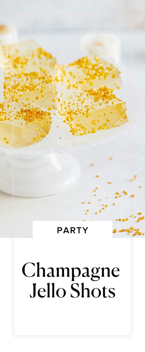 Is there any better way to ring in the new year than with champagne jello shots? Absolutely not. These boozy jello shots are made with bubbly champagne to make the perfect festive NYE treat! Boozy Jello Jigglers, Champagne Vodka Jello Shots, Rose Champagne Jello Shots, French 75 Jello Shots, Glitter Champagne Jello Shots, Champagne Jello Squares, Boozy Jello Shots, Champaign Jello Shots Recipe, New Year’s Eve Jello Shots