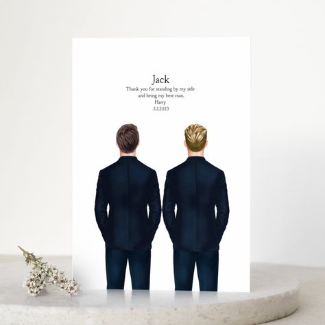 Best Man Print, Gift For Best Man on Wedding Day, Gift To Best Man From Groom Gift, Wedding Keepsake Gift Grooms Outfits, Skin Tone Chart, Gift For Best Man, Wedding Print, Bride Pictures, Wedding Day Gifts, Wedding Prints, Groom Outfit, Wedding Keepsakes