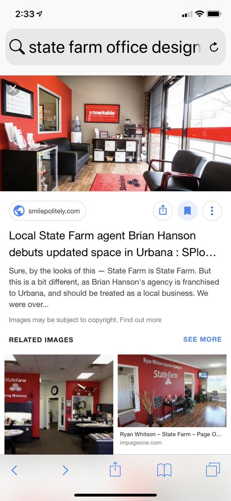 State Farm Office Decor Interior Design, State Farm Office Decor, State Farm Office, Farm Office Decor, Farm Office, State Farm, Interior Concept, Office Interior, Decor Interior Design