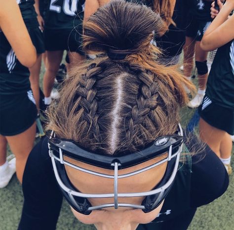 Soccer Game Hairstyles, Game Hairstyles, Hockey Hair, Soccer Hairstyles, Soccer Hair, Track Hairstyles, Basketball Hairstyles, Gymnastics Hair, Softball Hairstyles