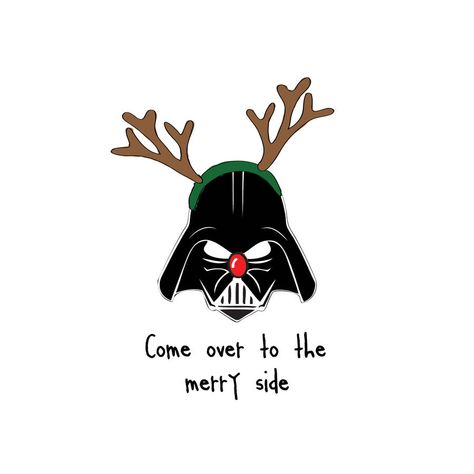 Be funny this christmas with this Star wars themed Darth Vader Christmas card from A Piece Of Ltd.This card can be sent directly to the recipient. If chosen the correct options, the card will then be neatly handwritten by us and sent in the envelope to the delivery address as you have provided at checkout. All our cards are printed in UK and comes with a high quality brown grainy envelope. Also please see 'more items from seller' for other illustrated greeting cards in A Piece Of'... Funny Christmas Cards Diy, Funny Christmas Puns, Darth Vader Christmas, Christmas Humor Ecards, Christmas Ecards, Christmas Puns, Star Wars Diy, Star Wars Christmas, Funny Christmas Gifts