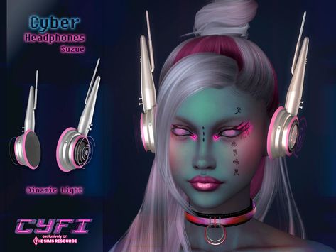 The Sims Resource - CyFi Cyber Headphones Sims 4 Cc Clothes Cyberpunk, Ts4 Headphones Cc, Sims4 Cyberpunk Cc, Sims 4 Robotics Cc, Sims Cyberpunk, Sims 4 Cc Cyberpunk, Sims 4 Headphones Cc, Sims 4 Cc Headphones, Sims 4 Futuristic Cc