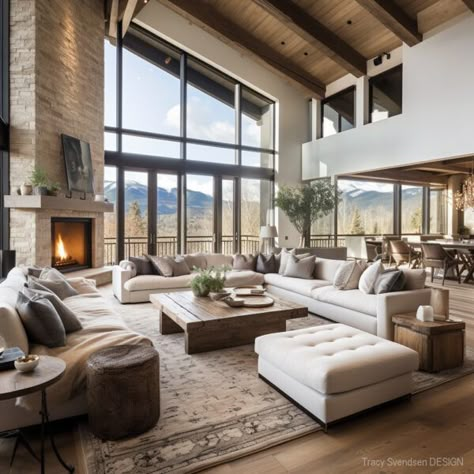 Mountain Home Interiors, Gorgeous Images, Modern Lodge, Modern Rustic Living Room, Modern Rustic Homes, Modern Mountain Home, Modern Farmhouse Living Room, Mountain Modern, Modern Mountain