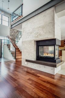 3 Sided Fireplace, Glamorous Living Room, Contemporary Family Room, Cabin Fireplace, Fireplace Frame, Victorian Fireplace, Concrete Fireplace, Freestanding Fireplace, Glass Fireplace