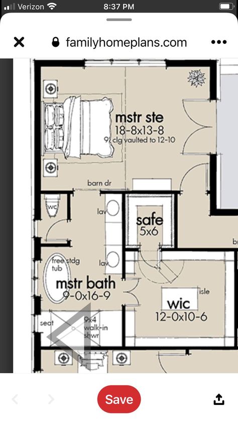 Pin by Lisa Brown on Master Bedroom in 2022 | Bedroom addition plans, Master bedroom addition, Master suite layout Best Master Suite Layout, Master Suite Layout With Sitting Area, Master Suite Addition Plans, Master Suite With Laundry, Bedroom Addition Plans, Basement Master Suite, Master Suite Plans, Suite Floor Plan, Ensuite Layout