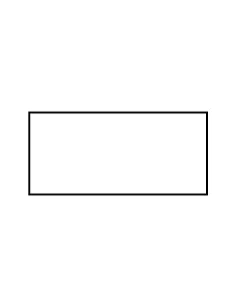 Rectangle Rectangle Design Art, Rectangle Tattoo Design, Rectangular Drawing, Rectangle Tattoo, White Background Plain, Rectangle Template, Rectangle Drawing, Shape Worksheets For Preschool, Background Plain