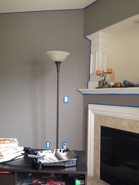 #dovetail paint color by #sherwinwilliams Sherwin Williams Dove Tail, Dovetail Paint Color, Dovetail Sherwin Williams Living Rooms, Dovetail Paint, Sw Dovetail, Wherein Williams Dovetail, Dovetail Sherwin Williams, Wall Paint Colors, Painting Bathroom