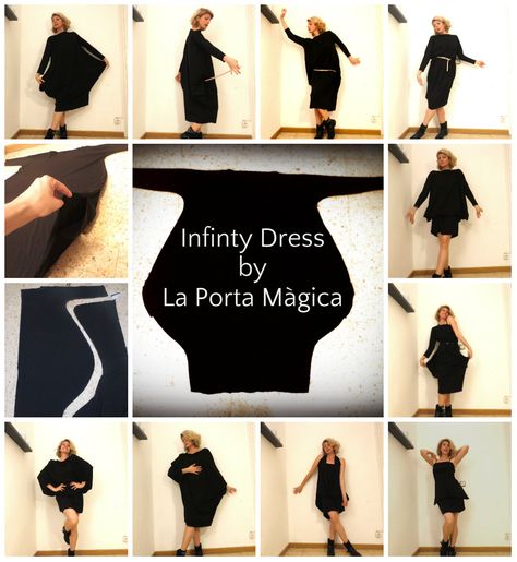 Convertible Dress Pattern, Infinity Dress Patterns, Multiway Clothing, Jumpsuit Diy, Transforming Dress, Convertible Clothing, Dark Beauty Magazine, Functional Clothing, Sewing Business