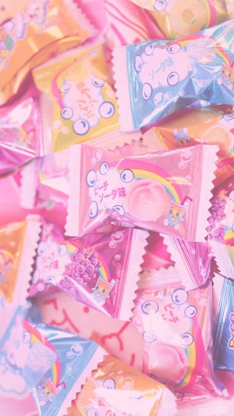 Cute Candy Wallpapers Aesthetic, Y2k Candy Aesthetic, Sweet Core Aesthetic, Decora Aesthetic Wallpaper, Candy Icon Aesthetic, Sweetcore Aesthetic, Candy Wallpaper Aesthetic, Candycore Aesthetic, Candy Core