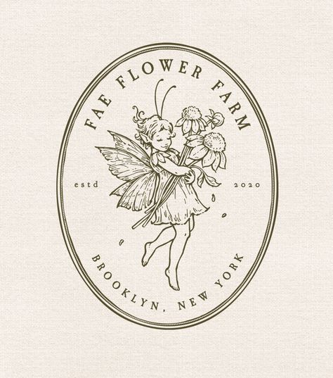 Farm Moodboard, Fairy Logo, Briar Patch, Florist Logo, Inspiration Logo Design, طابع بريدي, Farm Logo, Magic Garden, Lets Talk