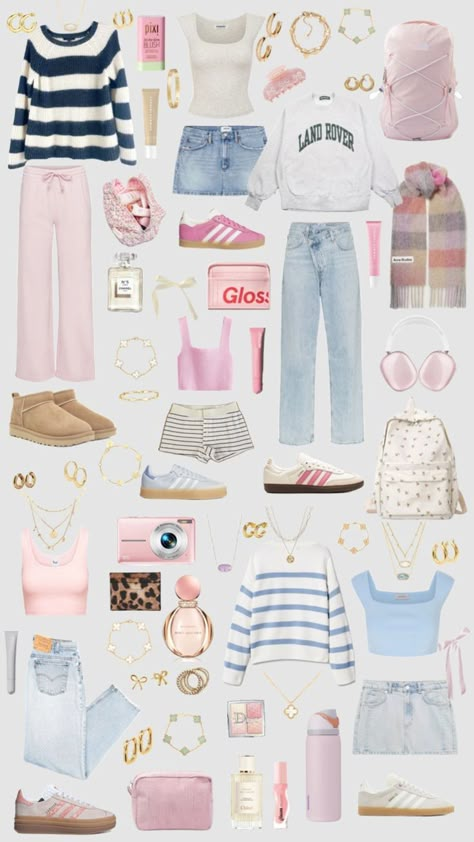 Hecho x lily Girly Must Haves, Preppy Fits, Wishlist Ideas, Preppy Summer Outfits, Teen Outfits, Preppy Stuff, Casual Preppy Outfits, Outfit Inspired, Cute Lazy Day Outfits