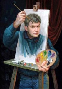 Oleg Shuplyak, 3d Tipografi, Illusion Paintings, Images D'art, Illusion Art, Funny Art, Surreal Art, Optical Illusions, Self Portrait