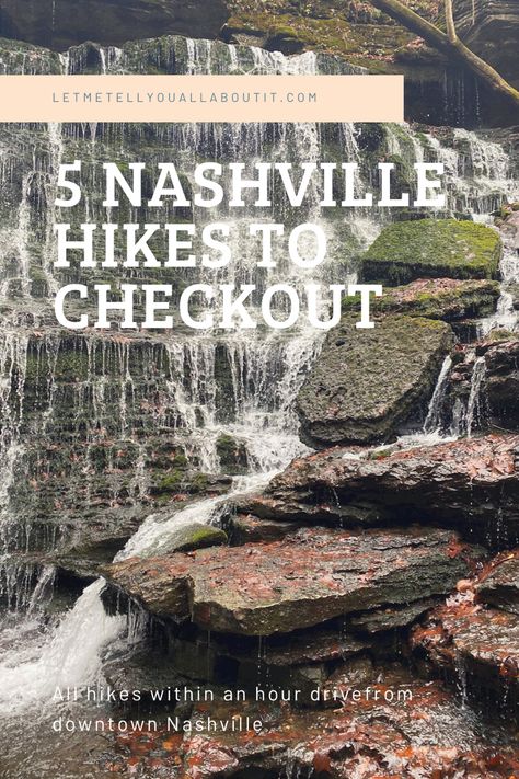 Best Hikes Near Nashville Tn, Nashville Hiking Trails, Hiking In Nashville Tn, Rutledge Falls Tennessee, Day Trips In Tennessee, Hikes Near Nashville Tn, Nashville Hikes, Tennessee Hikes, Nashville Hiking