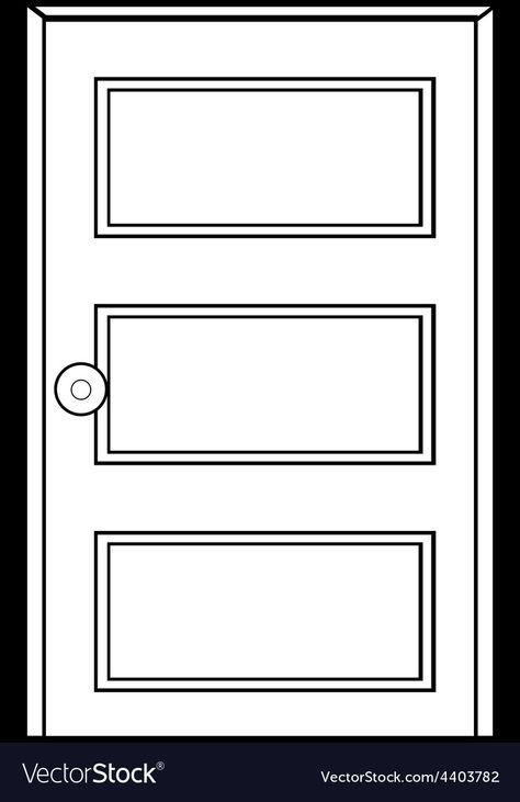 Door Templates Free Printable, Door Coloring Page, Door Template, Esl Vocabulary, Wooden Door Hangers, Kids Learning Activities, Vocabulary Words, Wooden Doors, Learning Activities