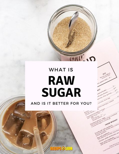 Exactly what is raw sugar, and is raw sugar better for you? #rawsugar Pickled Asparagus, Tofu Chicken, Tofu Sandwich, Too Much Sugar, Eating Too Much, Sugar Recipes, Coconut Chia, Turbinado Sugar, Smashed Avocado