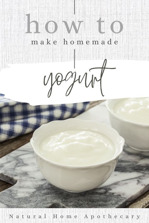 How to Make Yogurt at Home (Stove Top) - Homesteading Homemade Breakfast Recipes, Homemade Yogurt Recipes, Recipe Pictures, Food From Scratch, Making Yogurt, Fermentation Recipes, Food Thermometer, Natural Yogurt, Organic Milk