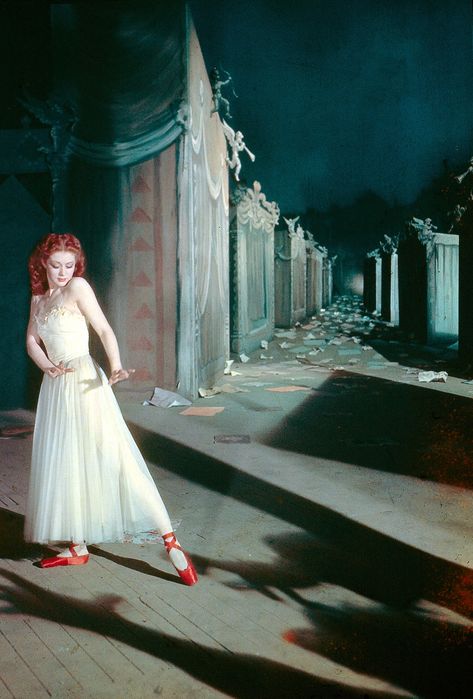 The Red Shoes (1948) - directed by Michael Powell –Production Design by HEIN HECKROTH #setdesign #film The Red Shoes 1948, Moira Shearer, The Red Shoes, David Lean, Fritz Lang, Dark Heart, Color Film, Great Films, New Star