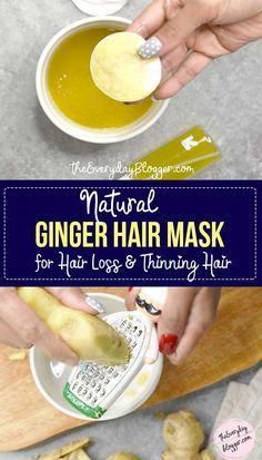 #HowCanIStopHairLoss Ginger Oil For Hair, Ginger Hair Mask, Ginger Oil, Healthy Hair Tips, Stimulate Hair Growth, Hair Remedies, Unwanted Hair Removal, Hair Problems, Hair Regrowth