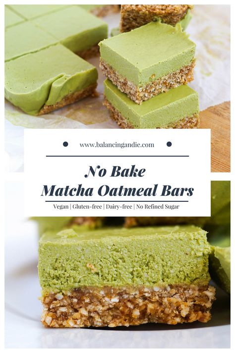 Healthy Pastry, Matcha Oatmeal, Clean Sweets, Matcha Dessert, Dessert Vegan, Too Much Sugar, Eating Too Much, Matcha Recipe, Desserts Vegan