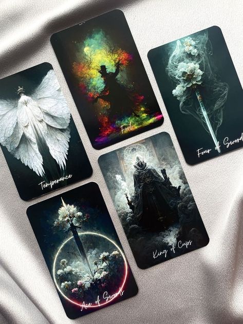 Decks Ideas, Unique Tarot Cards, 78 Tarot Cards, Oracle Deck, Oracle Decks, Tarot Deck, Tarot Decks, Guide Book, Tarot Cards