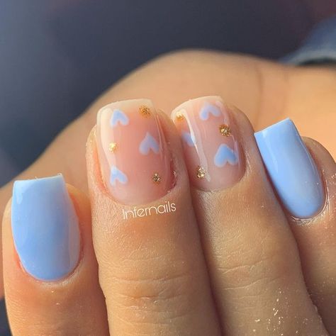 𝕴𝖓𝖋𝖊𝖗𝕹𝖆𝖎𝖑𝖘 on Instagram: "Amamos el Gelish 💖" Gelish Color Pastel, Short Gelish Nails, Gelish Inspo, Fantasy Nails, Cute Simple Nails, Gelish Nails, Cute Acrylic Nail Designs, Get Nails, Simple Nail Designs