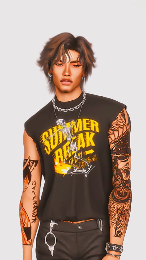 Sims 4men Cc, Sims 4 Birthmarks Cc, Sims 4 Mens Curly Hair, Sims 4 Guys Hair, Male Cc Lookbook, Sims 4 Graphic Tees Cc Male, Sims 4 Alternative Cc Male, Sims 4 Cc Free Downloads Male, Sim4 Male Clothing