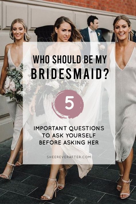 #wedding #bridesmaids #weddingplanning #bride #weddingday #bridal #weddingdress #bridesmaidsdress How Many Bridesmaids, Guy Best Friend, Tough Decisions, Reception Dinner, Strong Personality, Things To Keep In Mind, Before The Wedding, Holiday Planning, You Promised