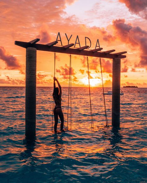 Maldives Vacation, Water Sunset, Water Villa, Under The Ocean, Romantic Holiday, Amazing Sunsets, Private Island, Island Resort, Sunset Photos