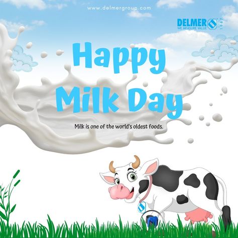 Happy World Milk Day! 🐮😄 . . . . . #delmergroup #milk #milkday World Milk Day, May 31, Milk, On Instagram, Quick Saves, Instagram