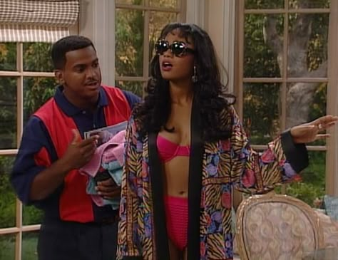 9 Girl Power Moments From 'The Fresh Prince of Bel-Air' That Prove The Ladies Ruled This Show Fresh Prince Of Bel Air, Prince Of Bel Air, Fresh Prince, Bel Air, Prince, Sunglasses, Pink, Black