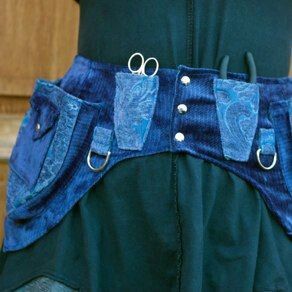 Steampunk Archeologist, Meme Costume, Moon Designs, Denim Projects, Diy Vetement, Denim Crafts, Neat Ideas, Old Jeans, Fabric Craft