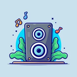 T-Shirts by Catalyst Stuff | TeePublic Speaker Drawing, Speaker Illustration, Ios Setup, Hiphop Art, Doodle Wall, Computer Projects, Music Cartoon, Box Icon, Sound System Speakers