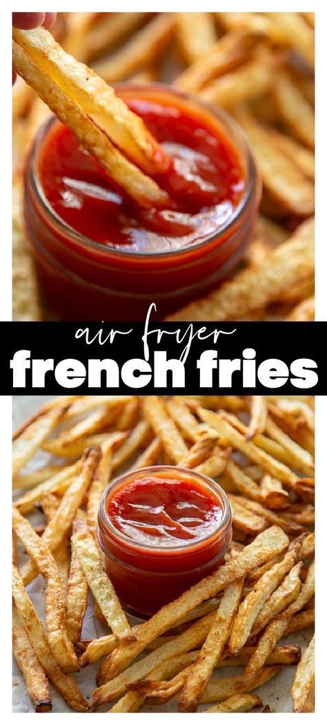 Air Fryer French Fries Frys In Air Fryer, Air Fryer Fries Homemade, Homemade French Fries In Air Fryer, Home Fries Air Fryer, Air Fryer French Fries Homemade, Fries In The Air Fryer, Air Fryer Fries, Air Fryer French Fries, Coconut Shrimp Recipes