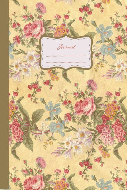 Cover Notebook Design, Notebook Cover Designs, Vintage Journal Cover, Sampul Binder, Goodnotes Notebook Cover, Vintage Flower Bouquet, Portfolio Website Inspiration, Goodnotes Cover, Binder Cover Templates