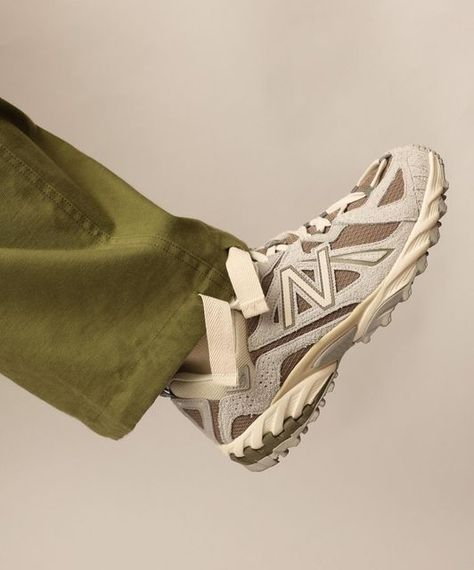 Nicolas Yuthanan Chalmeau on Instagram: "The New Balance 610 is a shoe inspired by 2000’s trail running shoes, with its extremely comfortable Abzorb outsole and its nubuck and mesh upper. Perfect combo with @sillage.online’s Khaki Cargo Pants." New Balance 610, Sneaker Design, Khaki Cargo Pants, Trail Running Shoes, Designer Sneakers, Trail Running, Running Shoe, Cargo Pants, New Balance