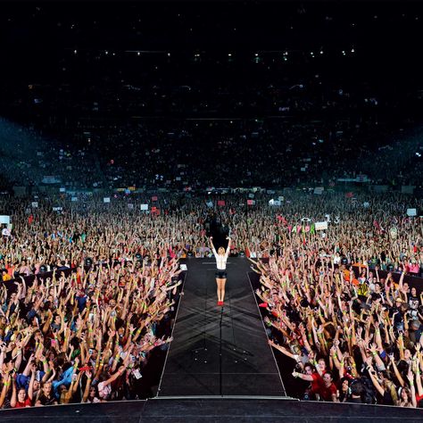 Platinum Underdog: Why Taylor Swift Is the Biggest Pop Star in the World Future Concert, Concert Crowd, Music Studio Room, Career Vision Board, Singing Career, Concert Aesthetic, Dream Career, Life Board, Dream Music