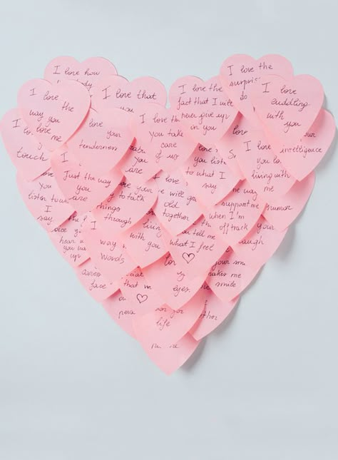 Post-it notes filled with jottings of love. This is such an easy idea, and will be absolutely amazing to wake up to on Valentine's morning. Valentines Day Date, Cadeau Diy, My Funny Valentine, Sweet Valentine, Happy Birthday Quotes, Birthday Surprise, Post It Notes, Love Notes, Love Valentines